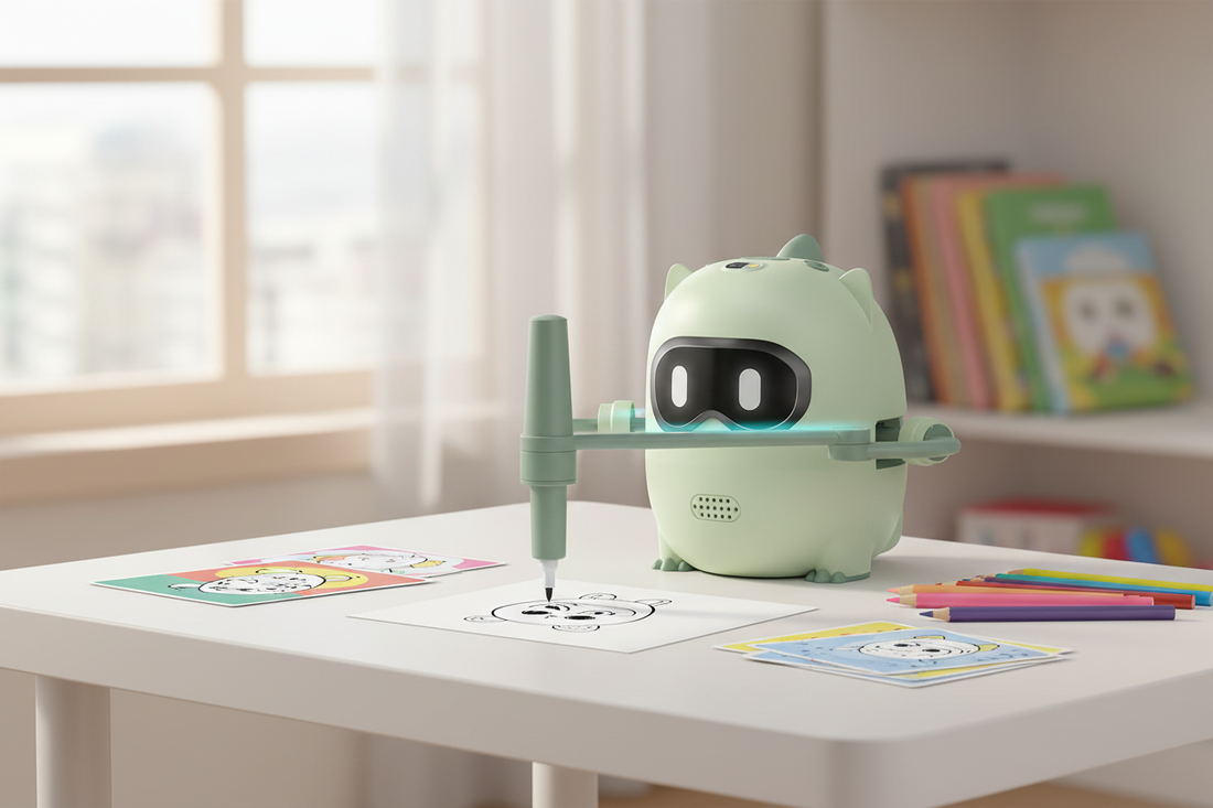 Drawing Robot for Kids: What Voice-Guided Art with 100 Cards Is Really Like