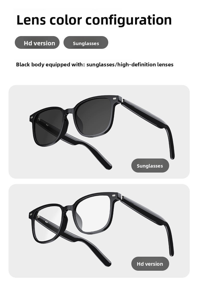 V14 Smart Audio Glasses | Bluetooth 5.4, Open-Ear Stereo, Touch Control, Calls & Music