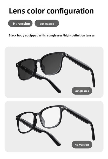 V14 Smart Audio Glasses | Bluetooth 5.4, Open-Ear Stereo, Touch Control, Calls & Music