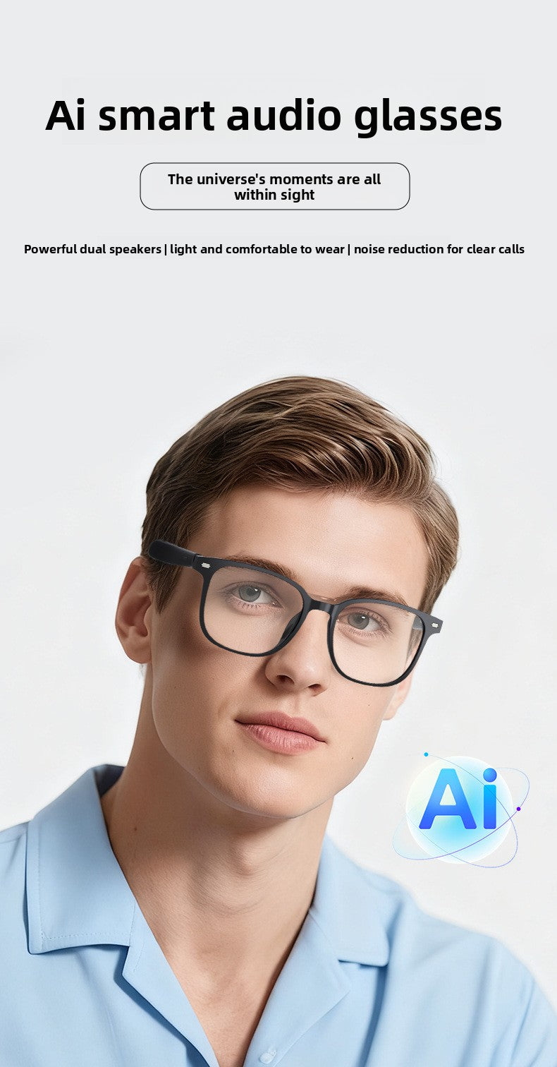 V14 Smart Audio Glasses | Bluetooth 5.4, Open-Ear Stereo, Touch Control, Calls & Music