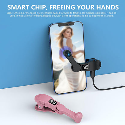 E5 Type-C Auto Clicker for Phones & Tablets with Adjustable Speed and 180° Head
