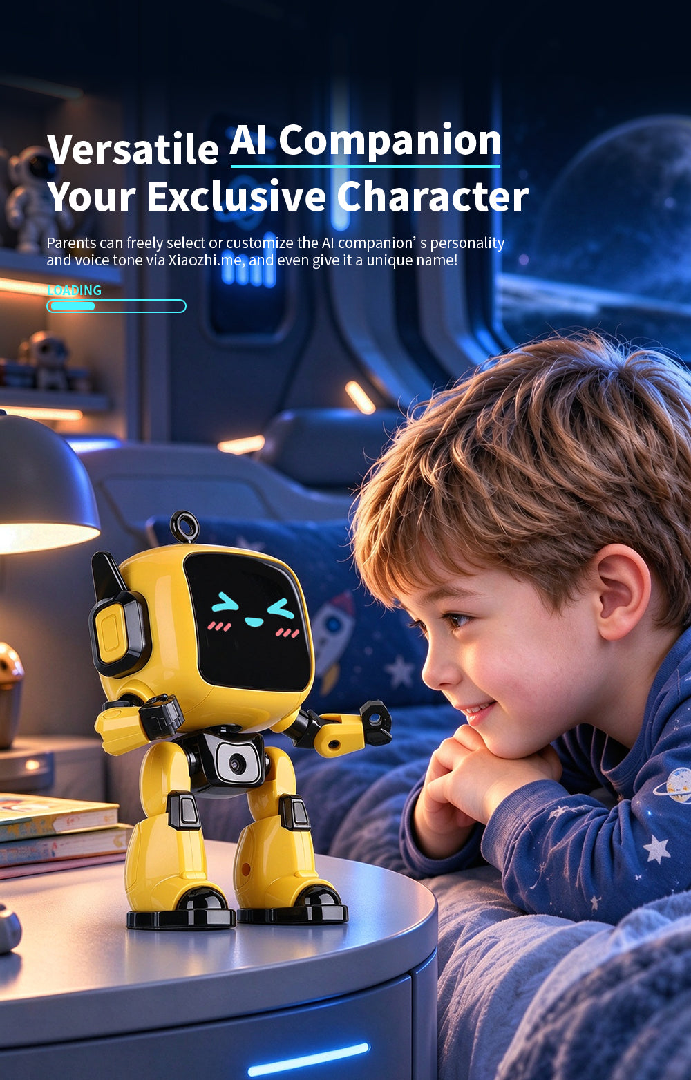 N21 AI Companion Robot for Kids with Multilingual Voice Chat, Stories & Language Practice