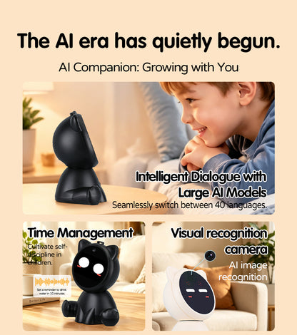 N22 AI Companion Robot with Camera, Multilingual Voice Chat, Image Recognition & Customizable AI Personas