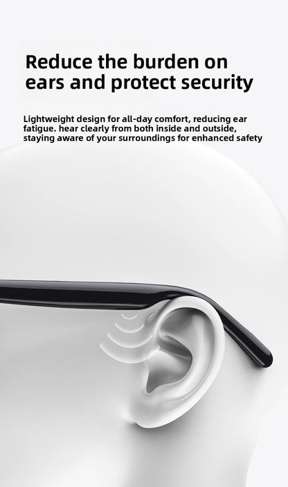V14 Smart Audio Glasses | Bluetooth 5.4, Open-Ear Stereo, Touch Control, Calls & Music