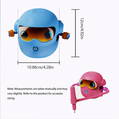 N7 Drawing Robot for Kids - Interactive Educational Drawing Robot | Magic Painting Toy | 100 Word Cards | 14 Pens