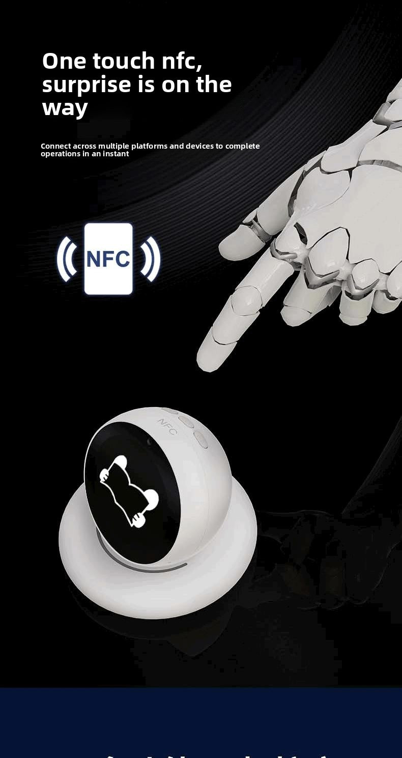 DiMi Desktop Robot - AI Car Assistant Companion Emotional Exchange Partner Growing Robot with 100+ Emojis