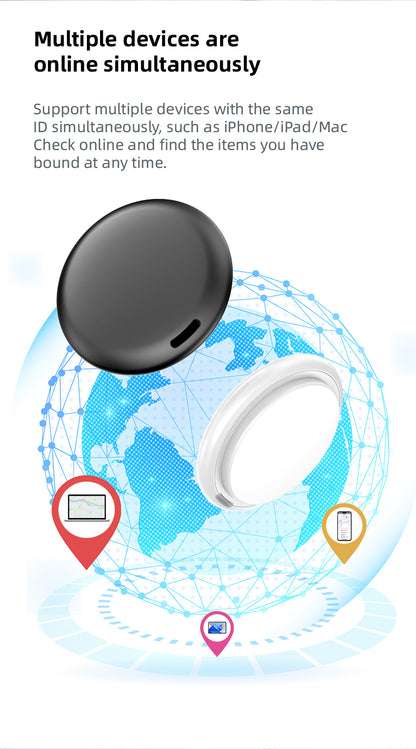 E4 Bluetooth Item Tracker for Keys and Bags with Replaceable Battery | Meprian