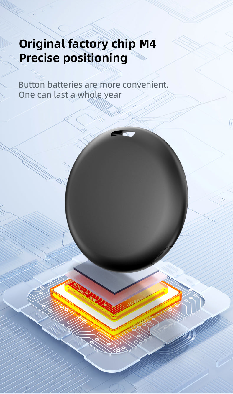 E4 Bluetooth Item Tracker for Keys and Bags with Replaceable Battery | Meprian
