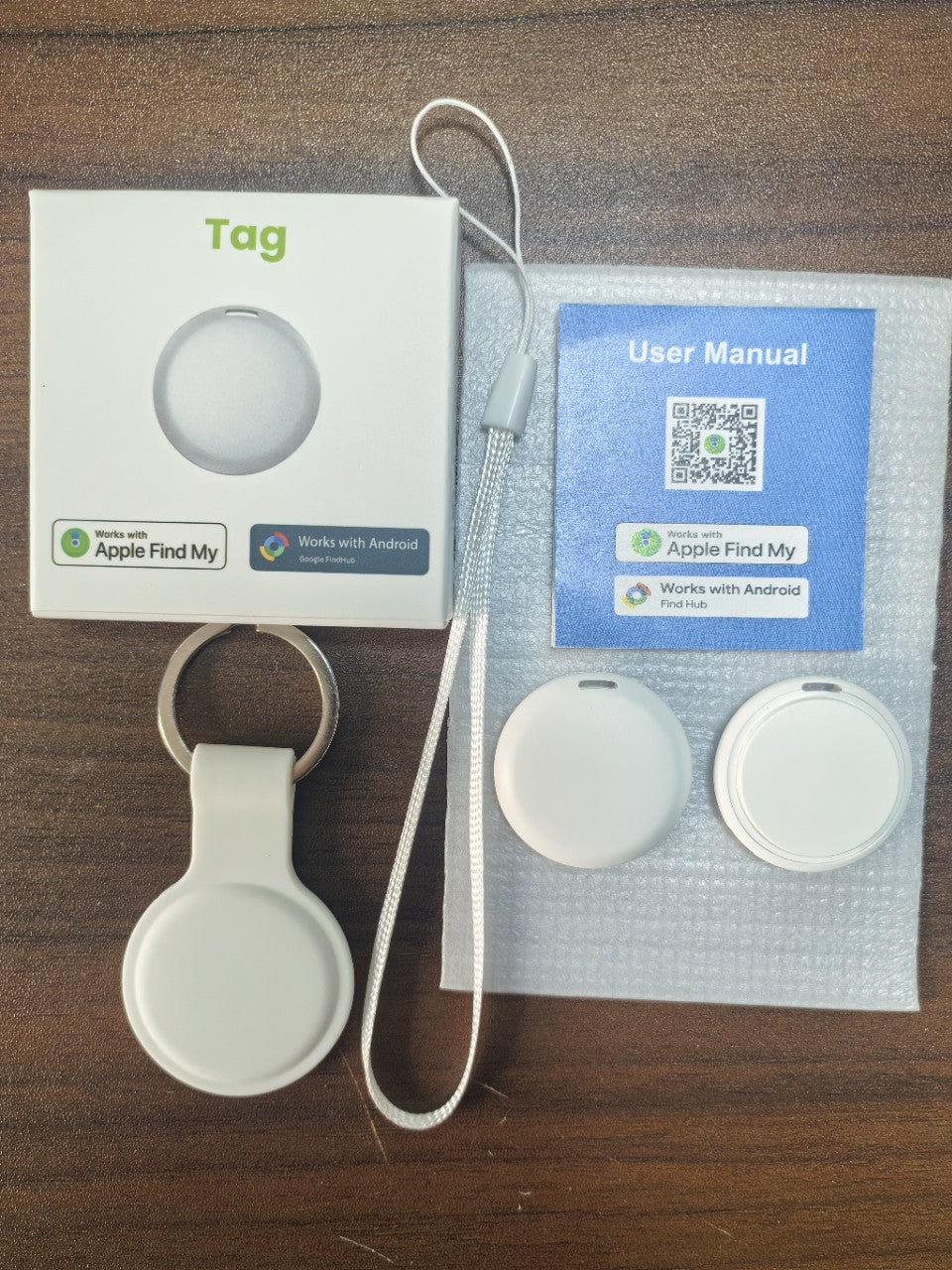 E4 Bluetooth Item Tracker for Keys and Bags with Replaceable Battery | Meprian