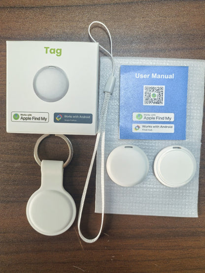 E4 Bluetooth Item Tracker for Keys and Bags with Replaceable Battery | Meprian