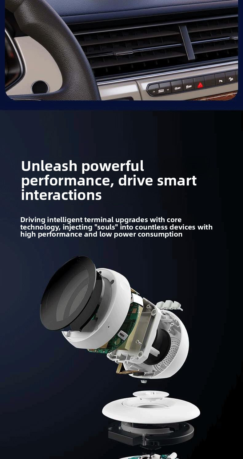 DiMi Desktop Robot - AI Car Assistant Companion Emotional Exchange Partner Growing Robot with 100+ Emojis
