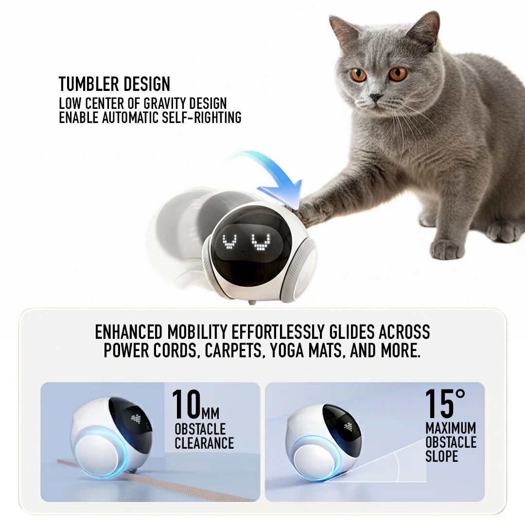 N5 Magic S1 Indoor Security Robot Camera - 1080P Portable Pet Camera with App Control Two-Way Audio, Night Vision, Automatic Charging