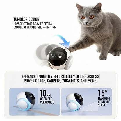 N5 Magic S1 Indoor Security Robot Camera - 1080P Portable Pet Camera with App Control Two-Way Audio, Night Vision, Automatic Charging