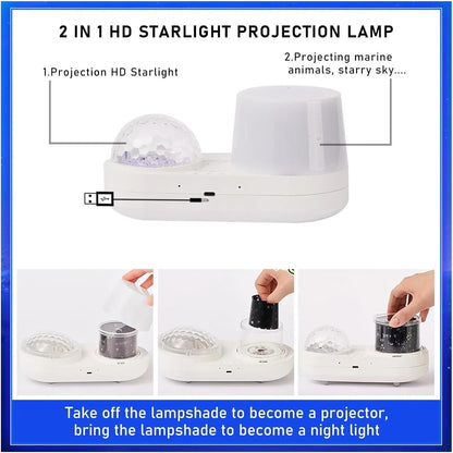 E1 2-in-1 Jellyfish Projector Night Light | Meprian
