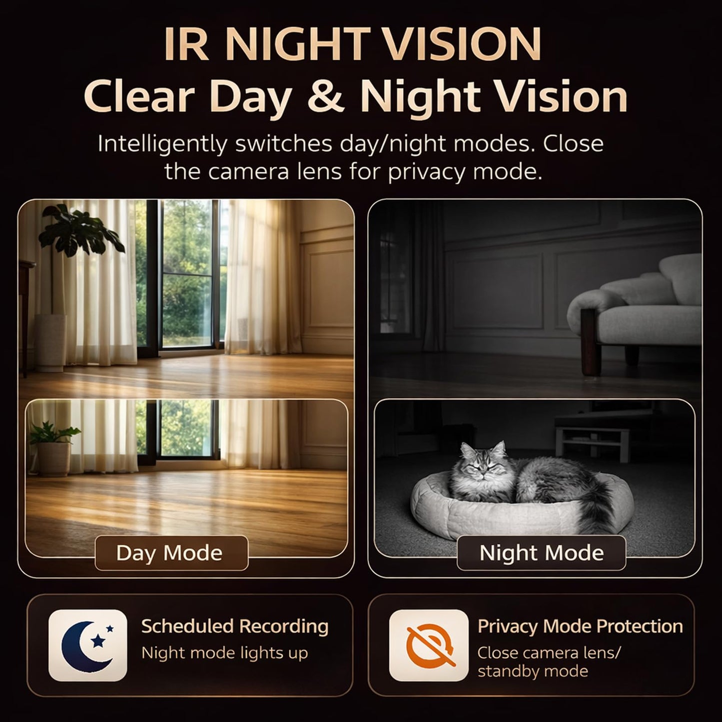 N5 Magic S1 Indoor Security Robot Camera - 1080P Portable Pet Camera with App Control Two-Way Audio, Night Vision, Automatic Charging