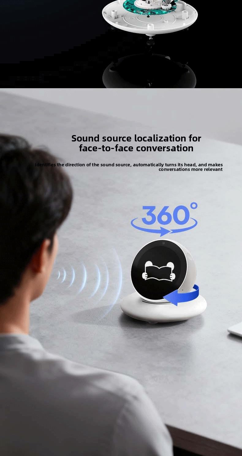 DiMi Desktop Robot - AI Car Assistant Companion Emotional Exchange Partner Growing Robot with 100+ Emojis