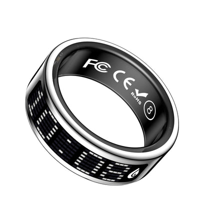 R3 Smart Ring with Prayer Counter & Call Display – IP68 Health Tracker