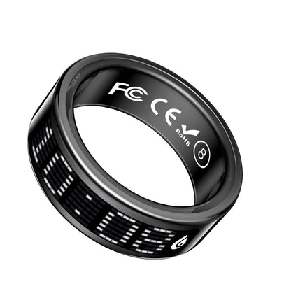 R3 Smart Ring with Prayer Counter & Call Display – IP68 Health Tracker