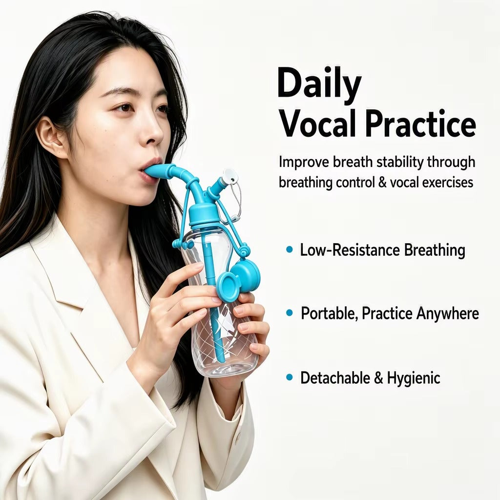 E3 Professional Vocal Training Bottle Silicone Mask Breath Voice Practice Device High Cost-Performance Singing Warm-up Cup