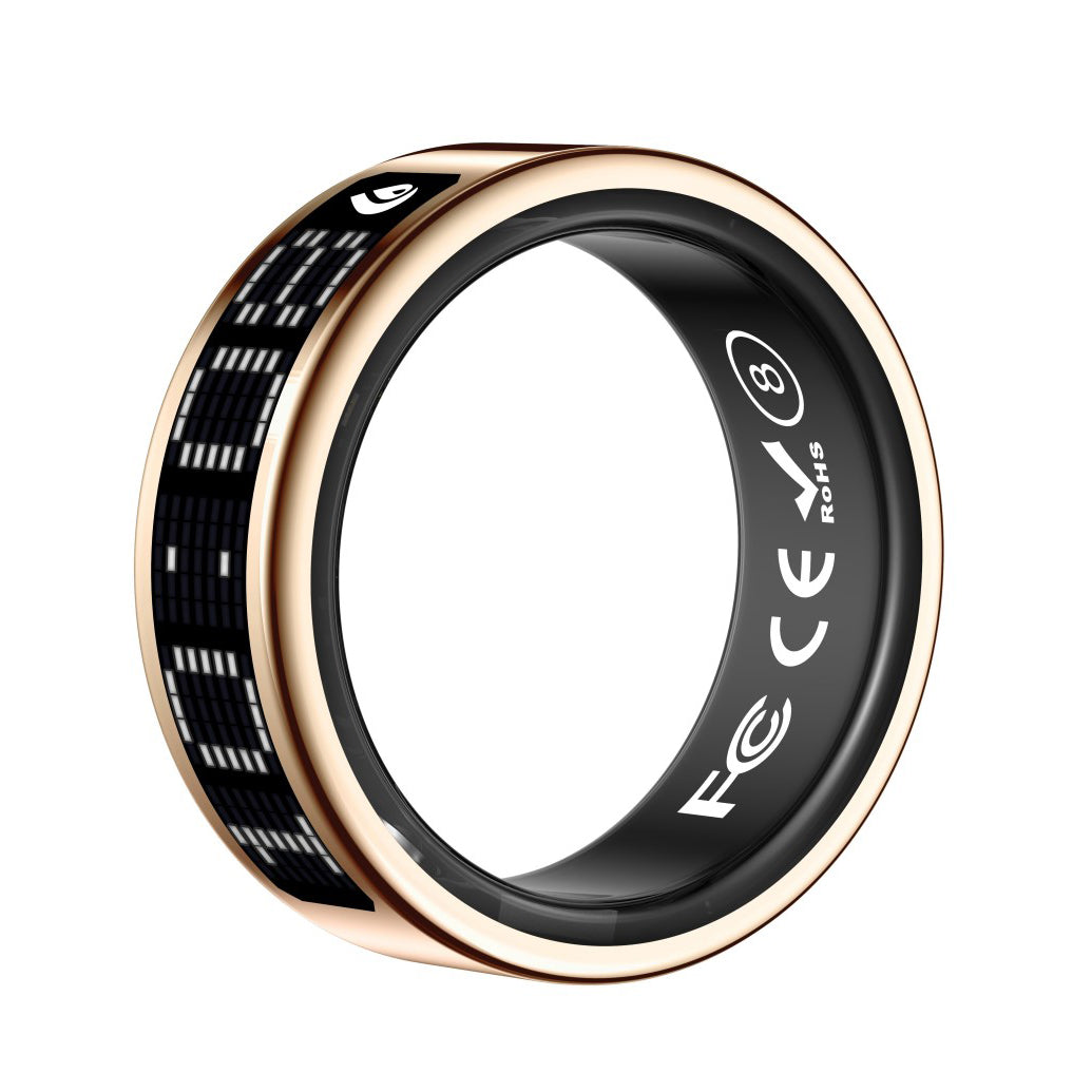R3 Smart Ring with Prayer Counter & Call Display – IP68 Health Tracker