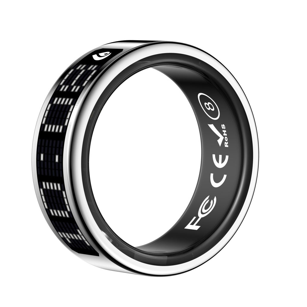 R3 Smart Ring with Prayer Counter & Call Display – IP68 Health Tracker