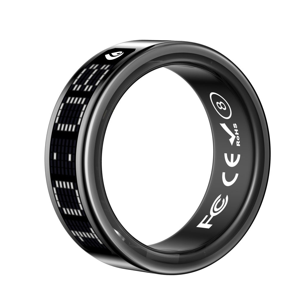 R3 Smart Ring with Prayer Counter & Call Display – IP68 Health Tracker