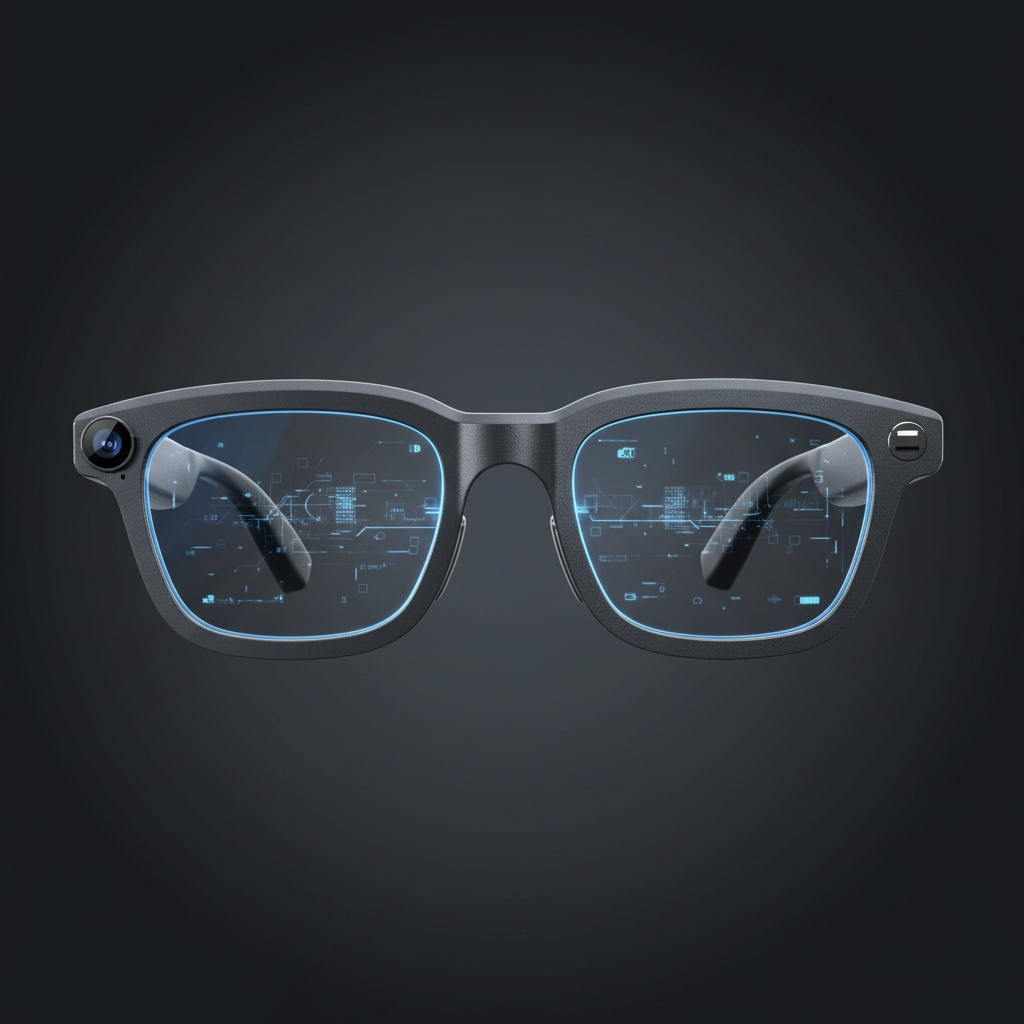 V1-G3 AR Smart Glasses – AI Voice & Image Recognition Bluetooth Wearable Tech - Dual-lens waveguide + camera