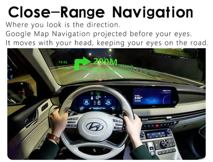 V1-G3 AR Smart Glasses – AI Voice & Image Recognition Bluetooth Wearable Tech - Dual-lens waveguide + camera