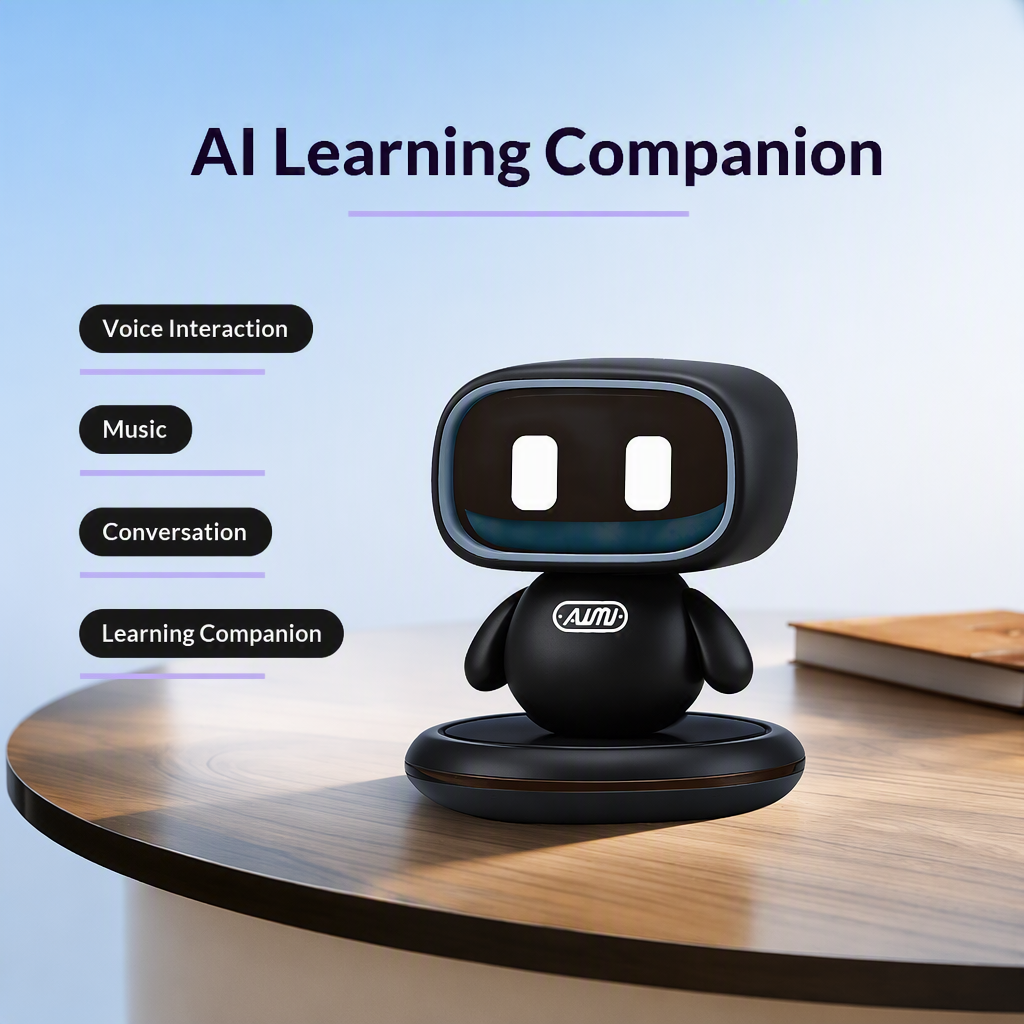 N12 Smart Voice Robot, AI Learning Companion & Music Conversation Toy