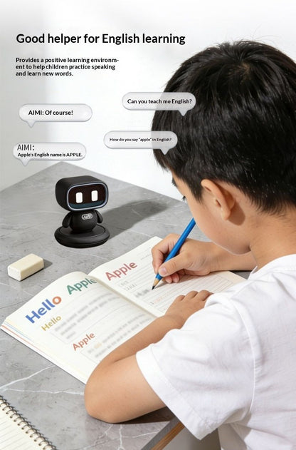 N12 Smart Voice Robot, AI Learning Companion & Music Conversation Toy