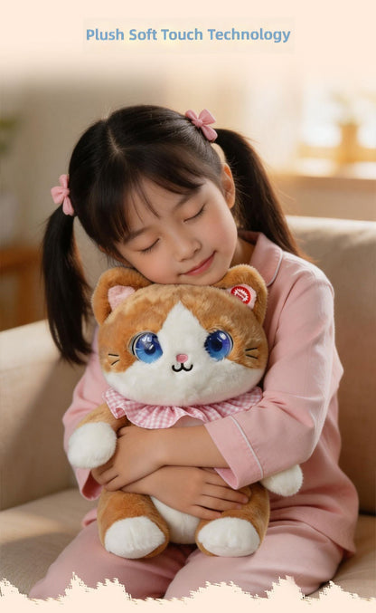 Meprian N13 AI Plush Companion Toy, Coral Fleece Storytelling & Q&A Gift for Kids
