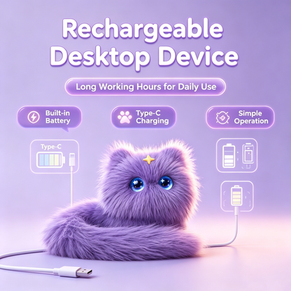 N14 AI Desktop Companion Robot with Smart Voice Chat and Real-Time Emotional Responses