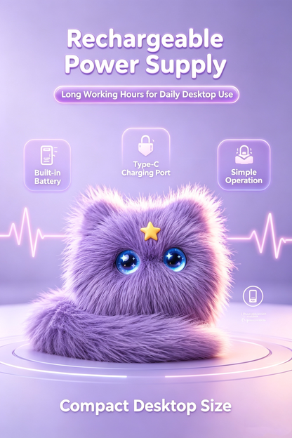N14 AI Desktop Companion Robot with Smart Voice Chat and Real-Time Emotional Responses