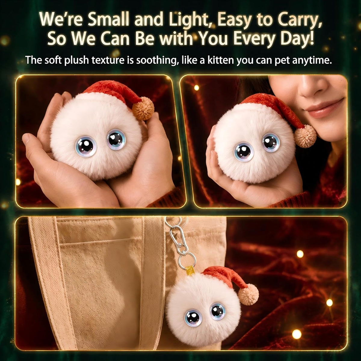 N16 Plush AI Desk Pet Robot with Voice Chat, Touch Response and Emotion Feedback