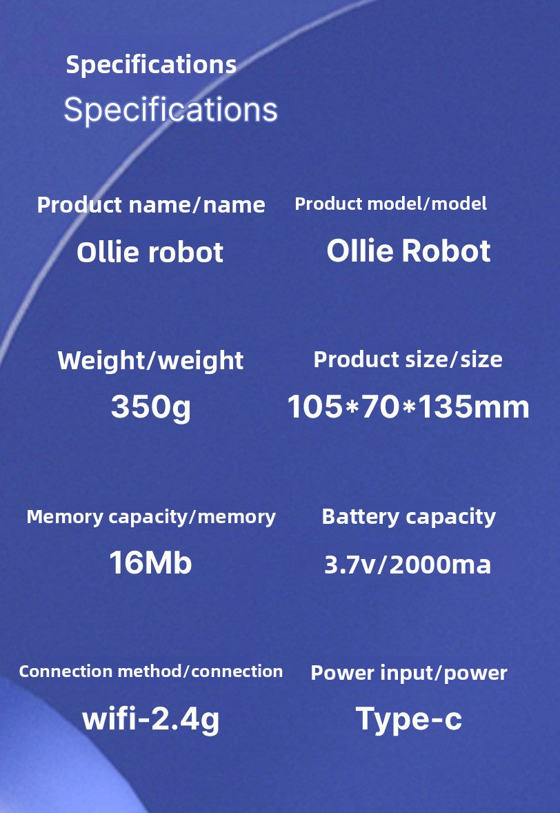N17 Intelligent Emotional Interaction Robot with AI Voice Chat and Touch Response for Kids
