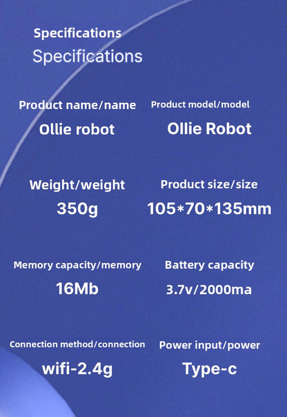 N17 Intelligent Emotional Interaction Robot with AI Voice Chat and Touch Response for Kids