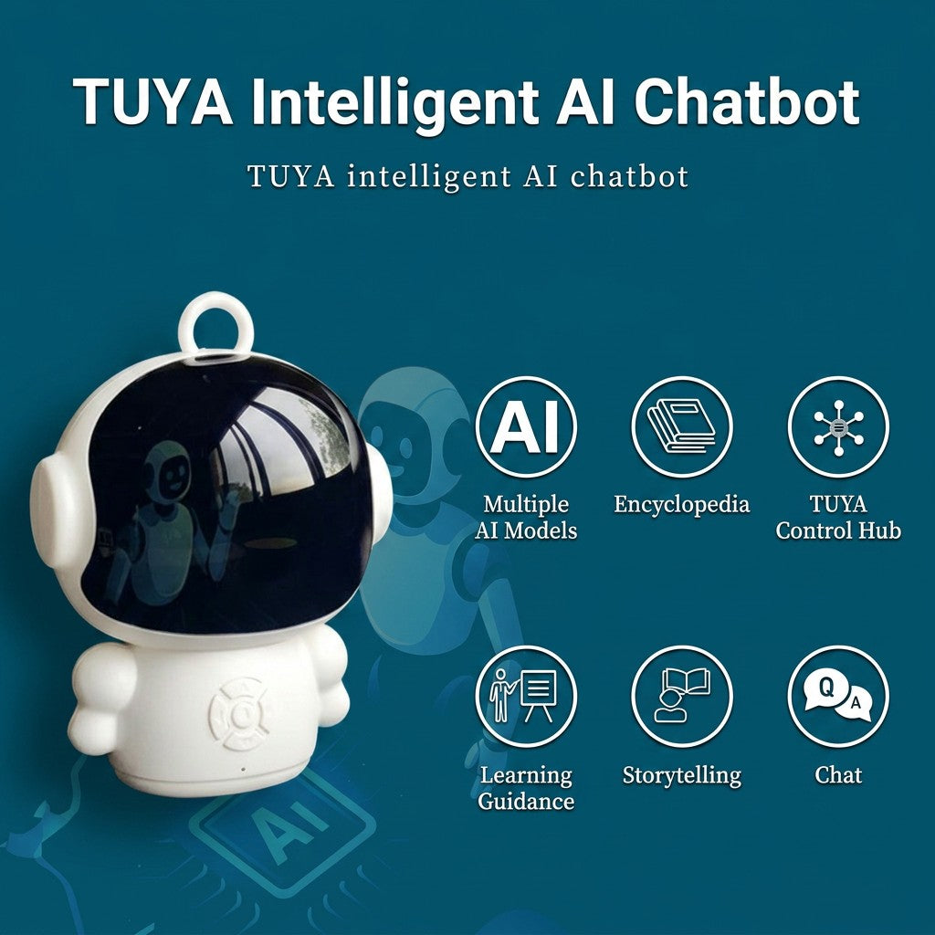 N19 AI Chat Companion Robot with DeepSeek, GPT and Spark Voice Dialogue plus Wi-Fi Speaker