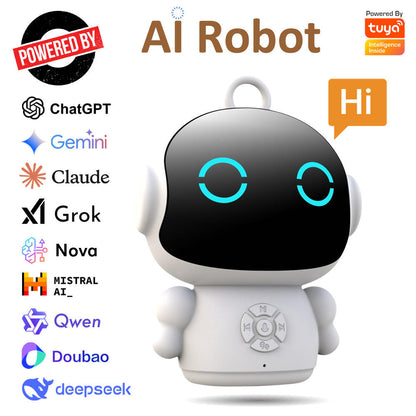 N19 AI Chat Companion Robot with DeepSeek, GPT and Spark Voice Dialogue plus Wi-Fi Speaker
