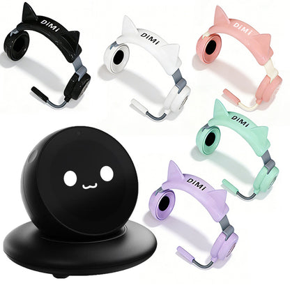 N1 DiMi Desktop Robot - AI Car Assistant Companion Emotional Exchange Partner Growing Robot with 100+ Emojis - Includes 5 accessories in different colors.