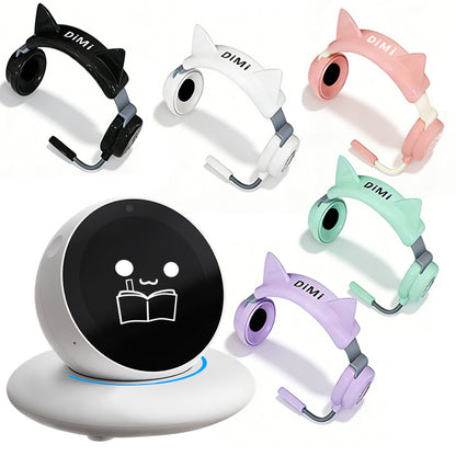 N1 DiMi Desktop Robot - AI Car Assistant Companion Emotional Exchange Partner Growing Robot with 100+ Emojis - Includes 5 accessories in different colors.