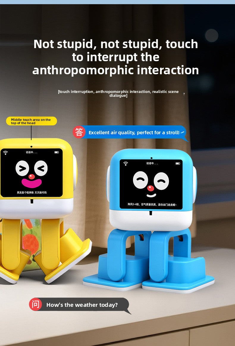 N20 Smart AI Learning Robot Toy for Preschool Kids with Touch Interaction, Dancing, DIY Play and DeepSeek Chat