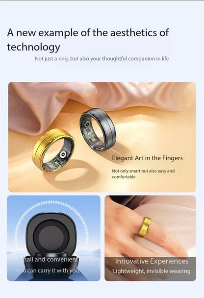R10 Smart Ring — Heart Rate, Blood Oxygen, Sleep & Calorie Tracking | Bluetooth 5.0