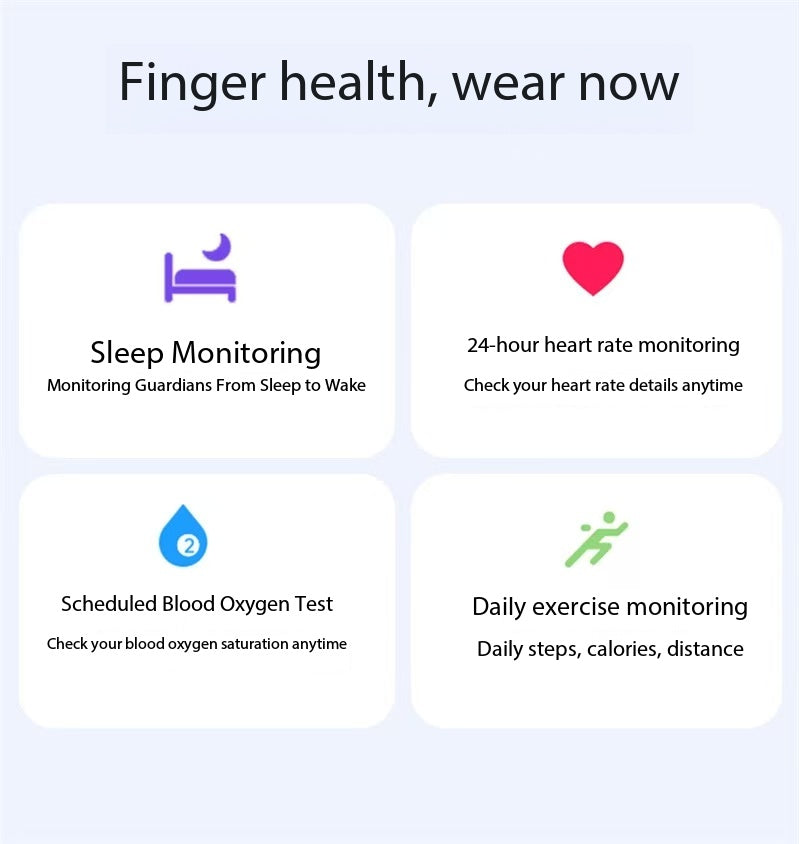 R10 Smart Ring — Heart Rate, Blood Oxygen, Sleep & Calorie Tracking | Bluetooth 5.0