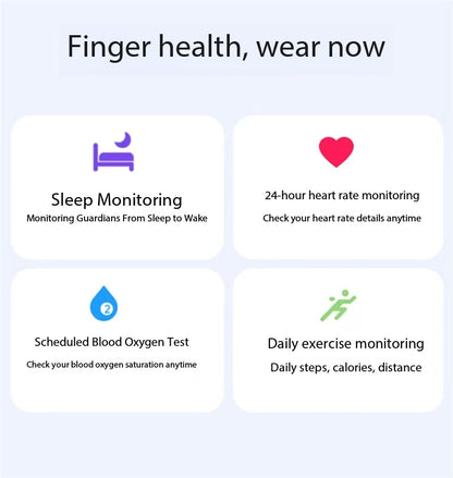 R10 Smart Ring — Heart Rate, Blood Oxygen, Sleep & Calorie Tracking | Bluetooth 5.0