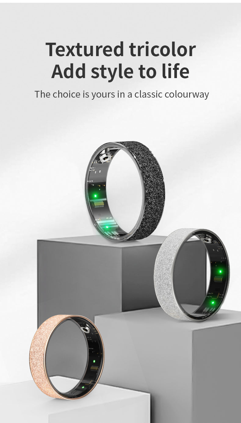 R11 Smart Ring — Heart Rate, Blood Oxygen, Sleep & Mood Tracking | Couple Style | Android App