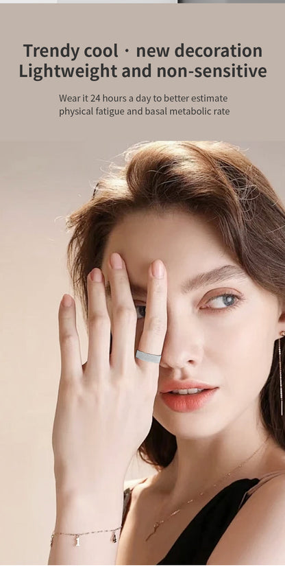 R11 Smart Ring — Heart Rate, Blood Oxygen, Sleep & Mood Tracking | Couple Style | Android App