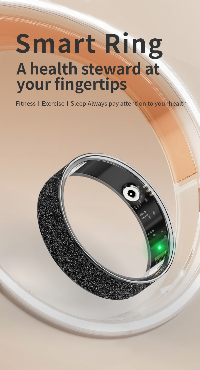 R11 Smart Ring — Heart Rate, Blood Oxygen, Sleep & Mood Tracking | Couple Style | Android App