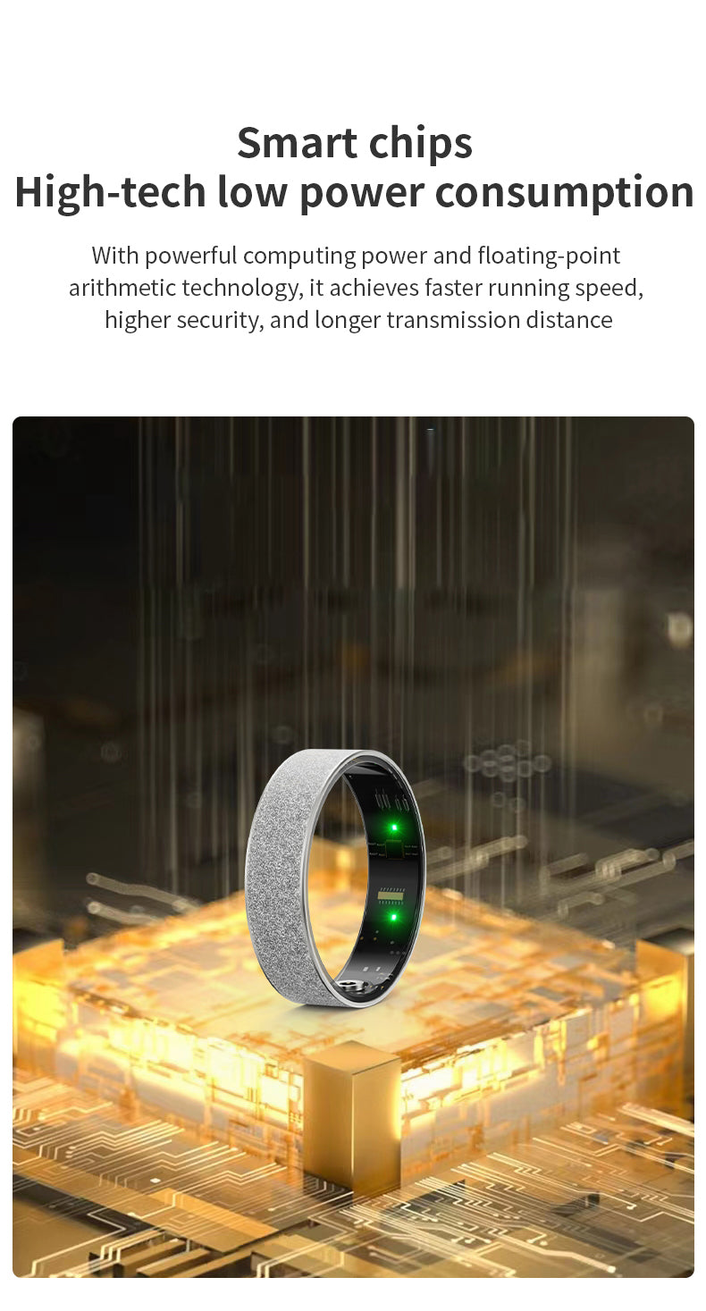 R11 Smart Ring — Heart Rate, Blood Oxygen, Sleep & Mood Tracking | Couple Style | Android App