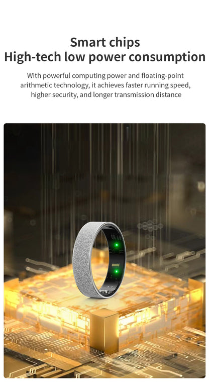 R11 Smart Ring — Heart Rate, Blood Oxygen, Sleep & Mood Tracking | Couple Style | Android App