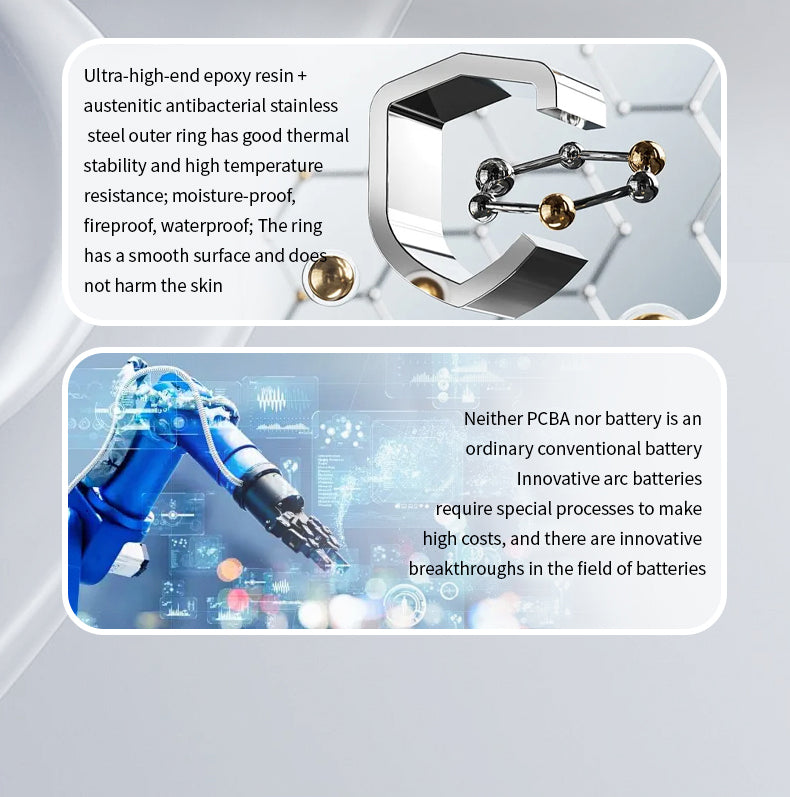 R11 Smart Ring — Heart Rate, Blood Oxygen, Sleep & Mood Tracking | Couple Style | Android App